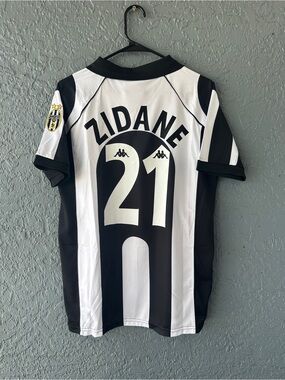 Zidane Juventus 1997/98 Home Retro Soccer Jersey